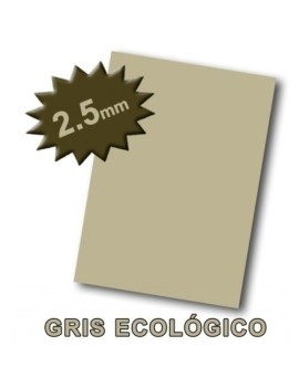 Carton Prec. Ecologico 70X100 2,5Mm Gris