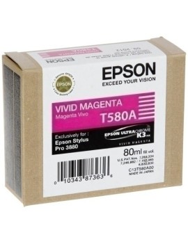 Cart.Ij.Epson T580A00 Magenta Vivo