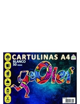 Cartulina A4 Olef 180G Blanco P/50