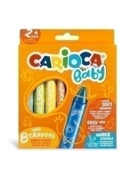 Ceras Color Carioca Baby Caja De 8