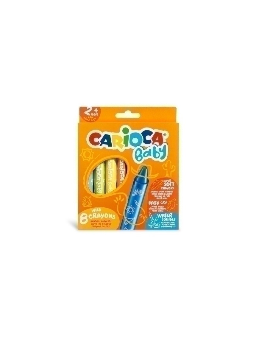 Ceras Color Carioca Baby Caja De 8