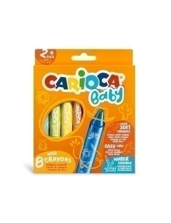 Ceras Color Carioca Baby Caja De 8