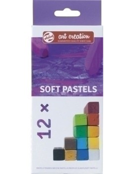 Ceras Pastel Talens Cuadradas C/12