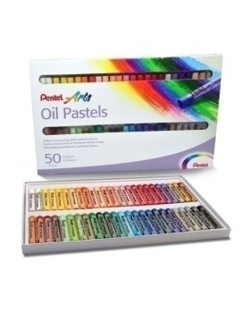 Ceras Pentel Oil Pastel Estuche De 50