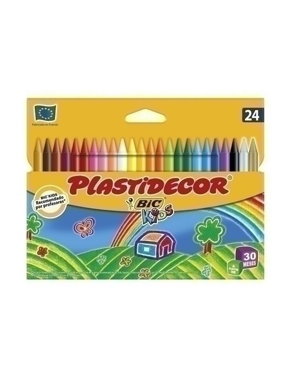 Ceras Plastidecor Estuche De 24