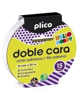 Cinta Doble Cara Plico 15X20