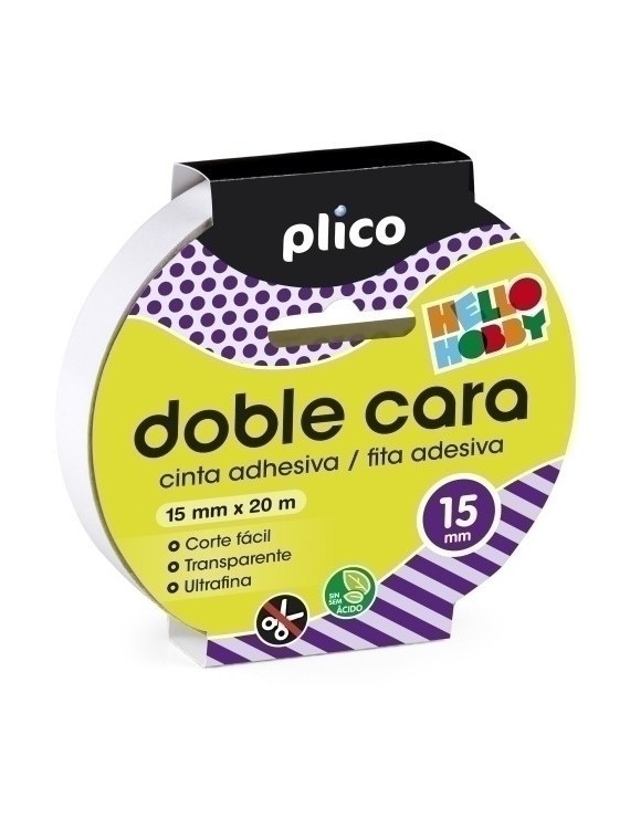 Cinta Doble Cara Plico 15X20