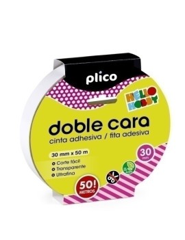 Cinta Adhesiva Doble Cara Plico 30X50