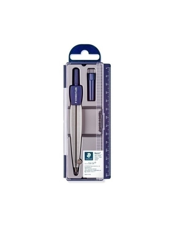 Compas Staedtler 550 50 Con Tubo Minas