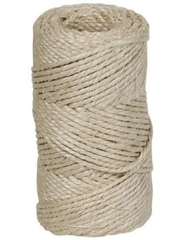 Cordel Sisal Pita 3 Cabos Blanco