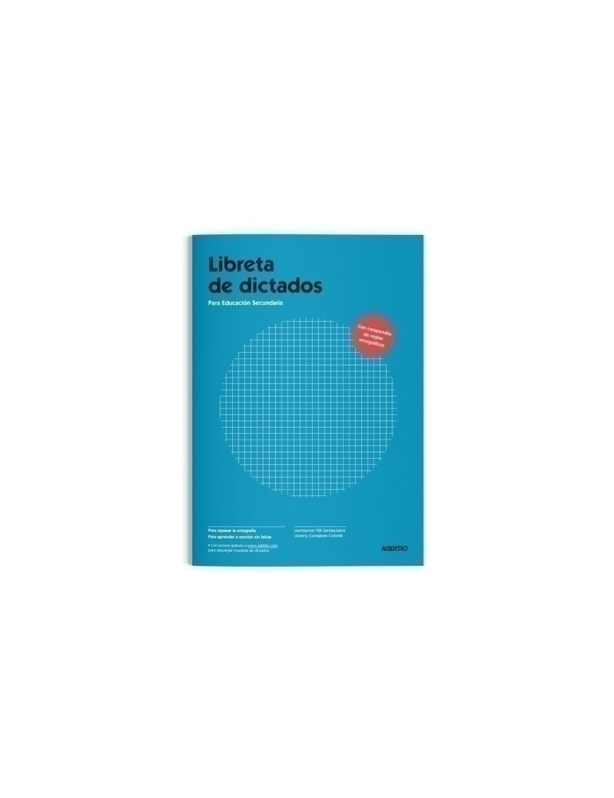 Cuaderno Additio 170X240 Dictados Sec.