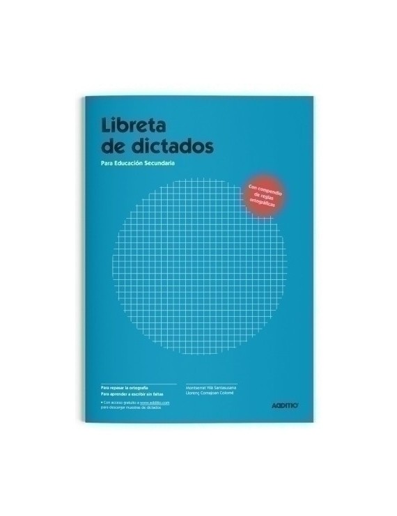 Cuaderno Additio 170X240 Dictados Sec.