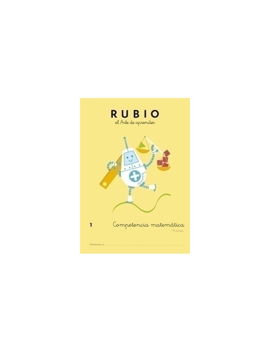 Cuaderno Rubio A4 Comp.Matematicas 1