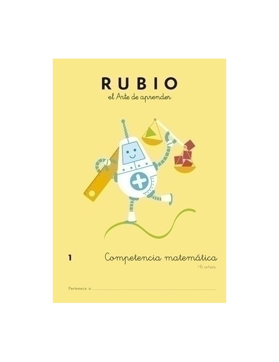 Cuaderno Rubio A4 Comp.Matematicas 1