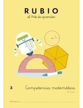 Cuaderno Rubio A4 Comp.Matematicas 3