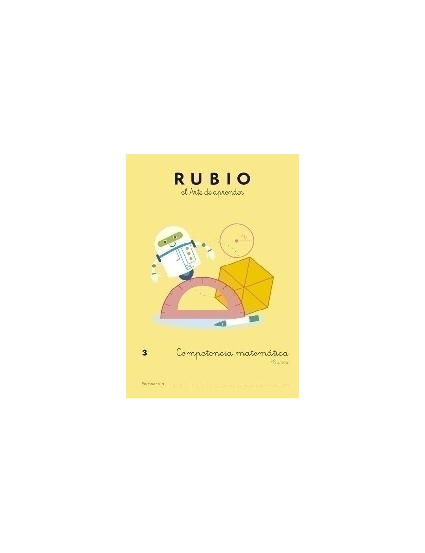 Cuaderno Rubio A4 Comp.Matematicas 3