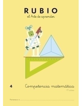 Cuaderno Rubio A4 Comp.Matematicas 4
