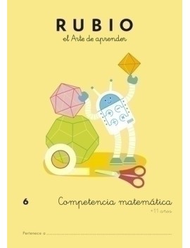 Cuaderno Rubio A4 Comp.Matematicas 6