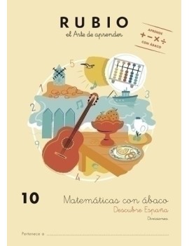 Cuaderno Rubio A4 Matematicas Abaco 10