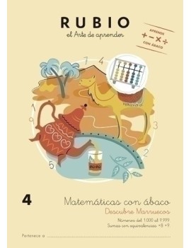 Cuaderno Rubio A4 Matematicas Abaco 4
