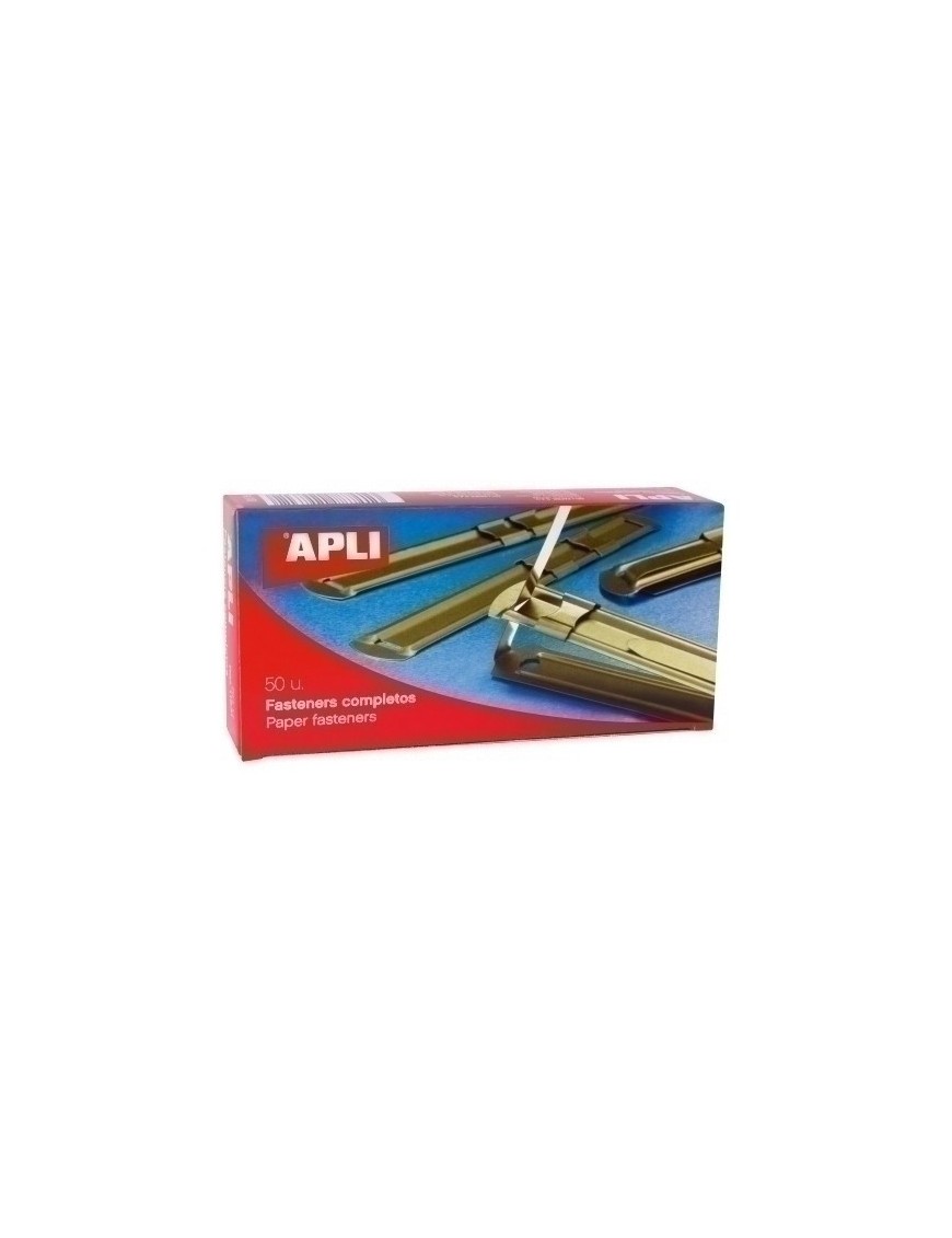 Fastener Apli Metal Dorado C/50