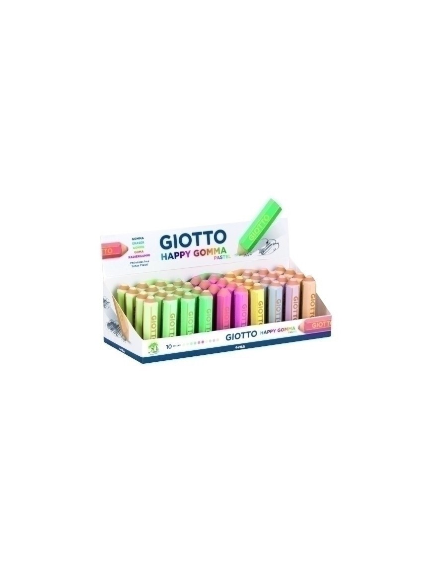 Goma Borrar Giotto Happy Gomma Exp.40