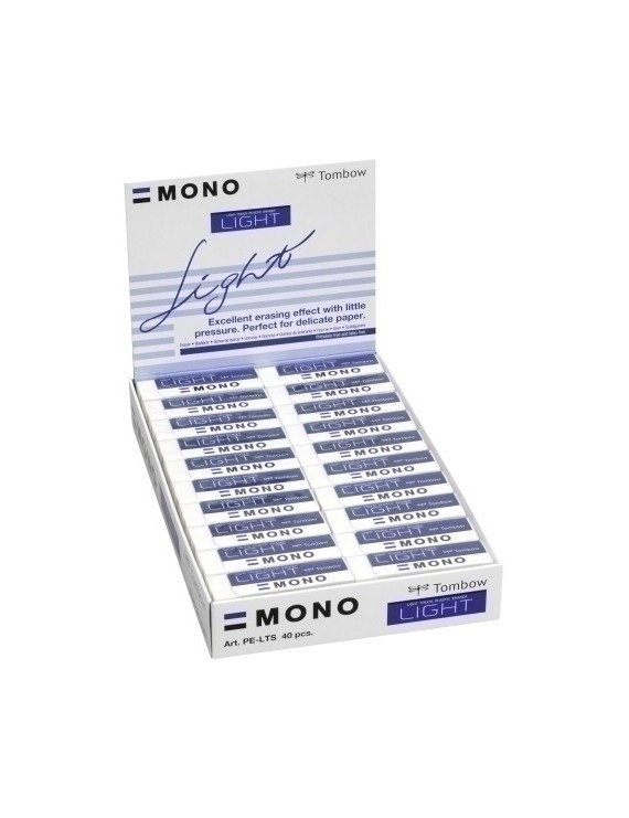 Goma Tombow Mono Light Caja De 40