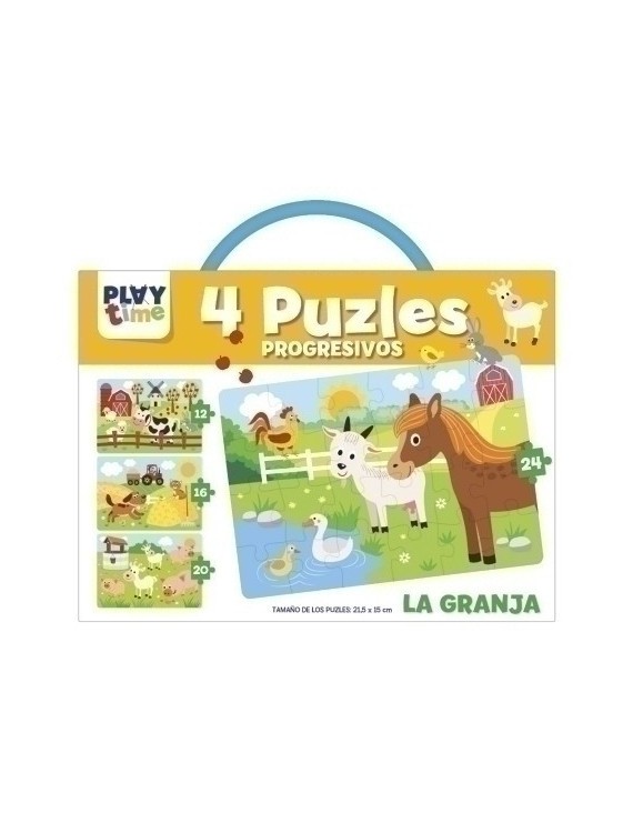 Jgo.Imagiland Playtime Puzles La Granja