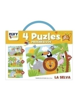 Jgo.Imagiland Playtime Puzles La Selva