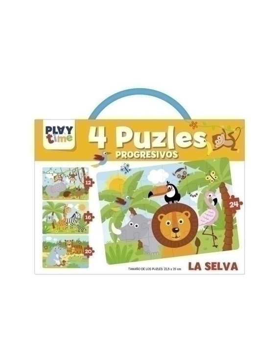 Jgo.Imagiland Playtime Puzles La Selva