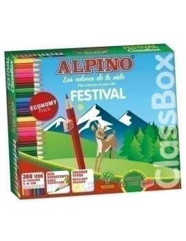 Lapices Color Alpino Festiv.Classbox 288