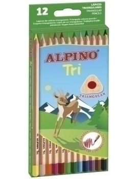 Lapices Color Alpino Tri Est.12