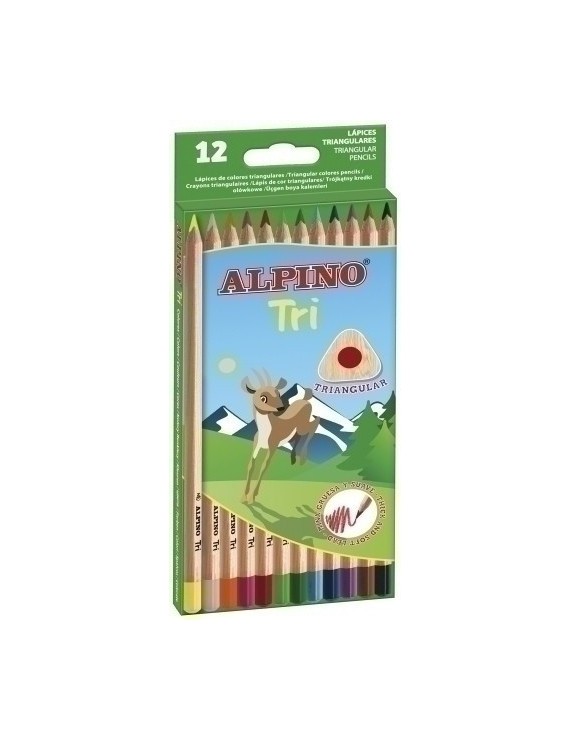 Lapices Color Alpino Tri Est.12