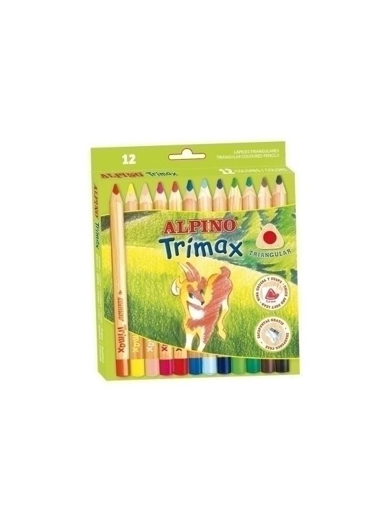 Lapices Color Alpino Trimax Est.12 C/Af