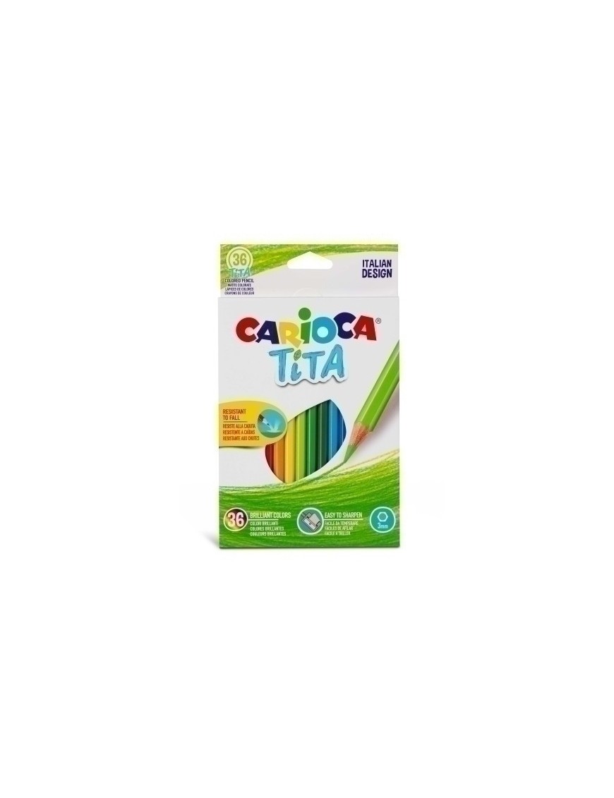 Lapices Color Carioca Tita Hex. Est.36