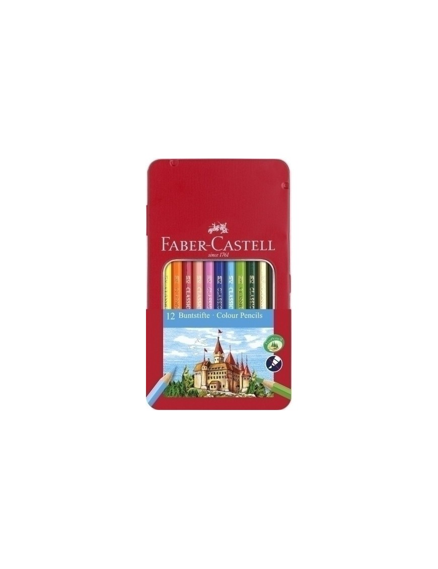 Lapices Color Faber  Est.Metal 12