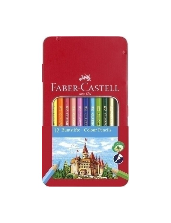 Lapices Color Faber  Est.Metal 12