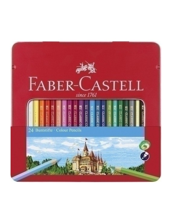 Lapices Color Faber  Est.Metal 24