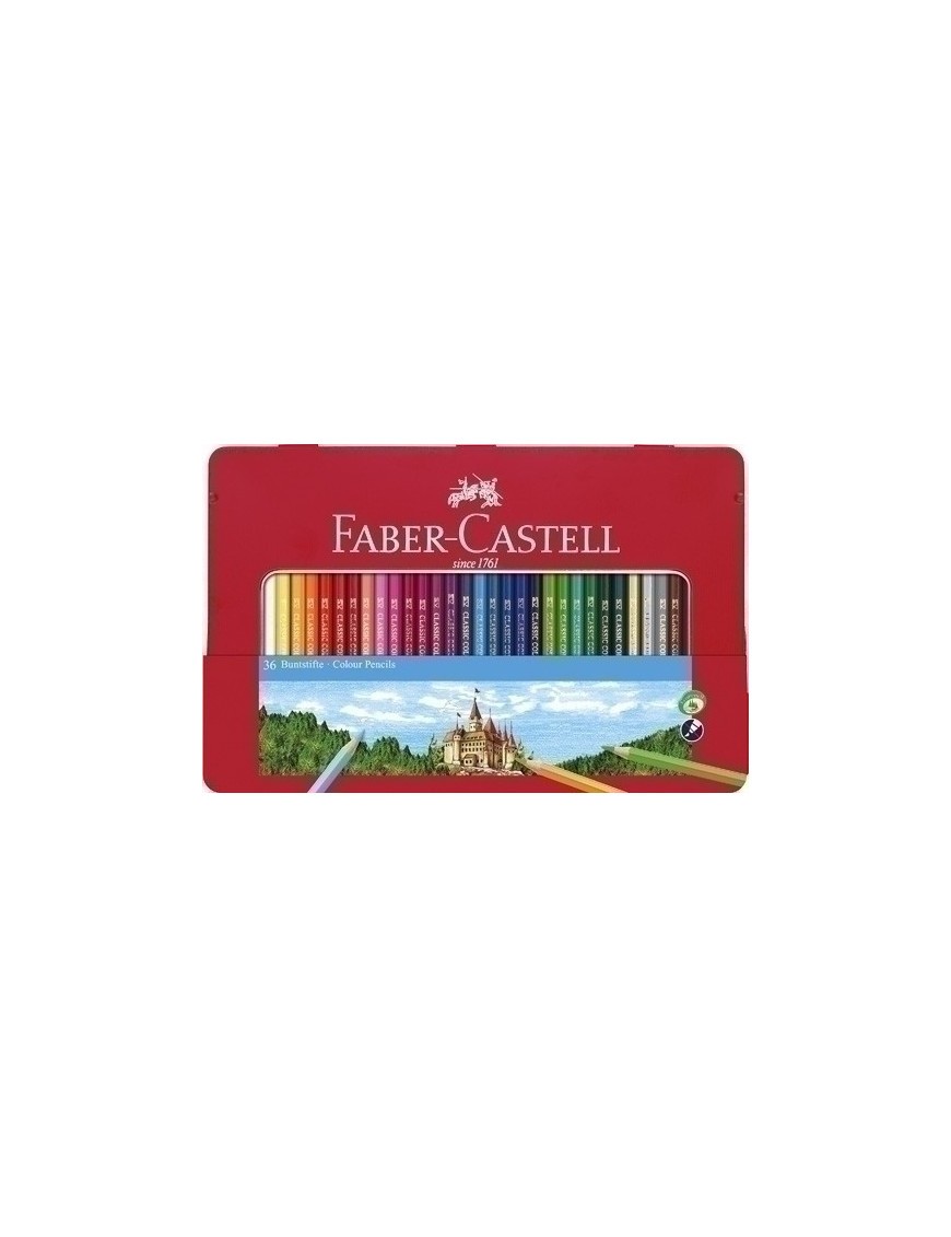 Lapices Color Faber  Est.Metal 36