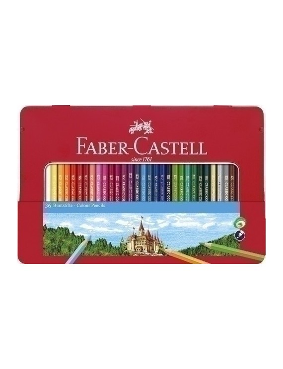 Lapices Color Faber  Est.Metal 36