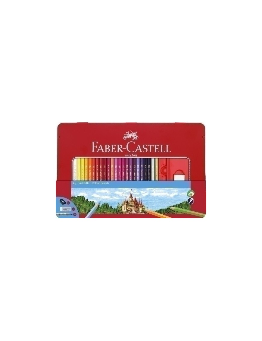 Lapices Color Faber  Est.Metal 48