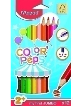 Lapices Color Maped Color Peps Jumbo 12