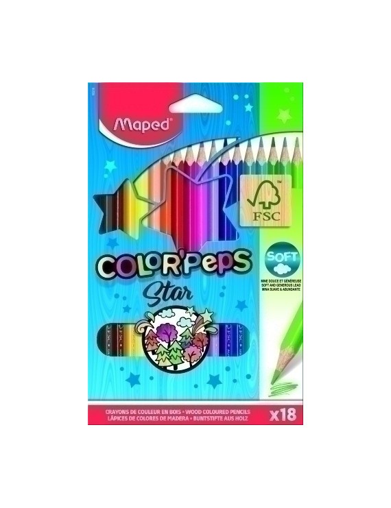 Lapices Color Maped Color"Peps  Est.18