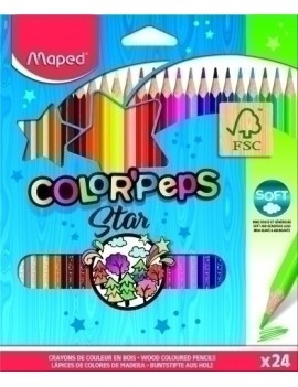 Lapices Color Maped Color"Peps  Est.24