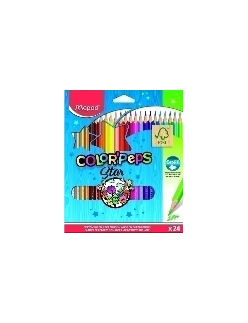 Lapices Color Maped Color"Peps  Est.24