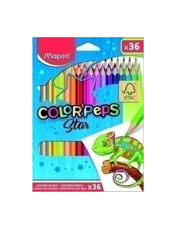 Lapices Color Maped Color"Peps  Est.36