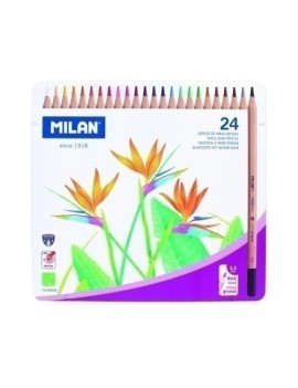 Lapices Color 213 Milan  Caja Metal.24