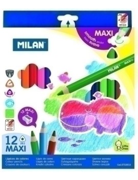 Lapices Color Milan Maxi Triangular 12