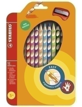 Lapices Color Stabilo Easy C. Diestro 12