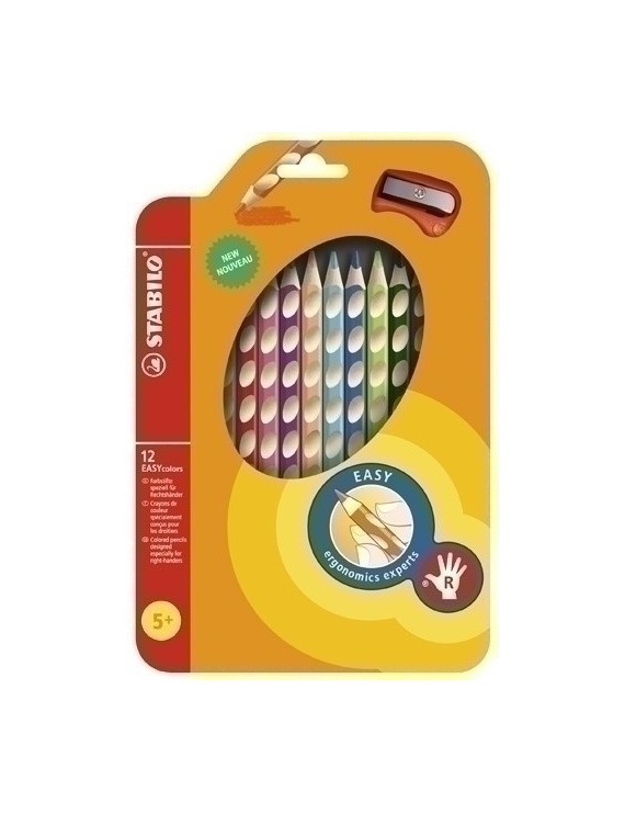 Lapices Color Stabilo Easy C. Diestro 12